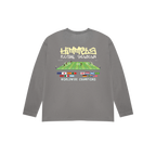 CAMISETA FOOTY SHOWDOWN MANGA LARGA CHARCOAL