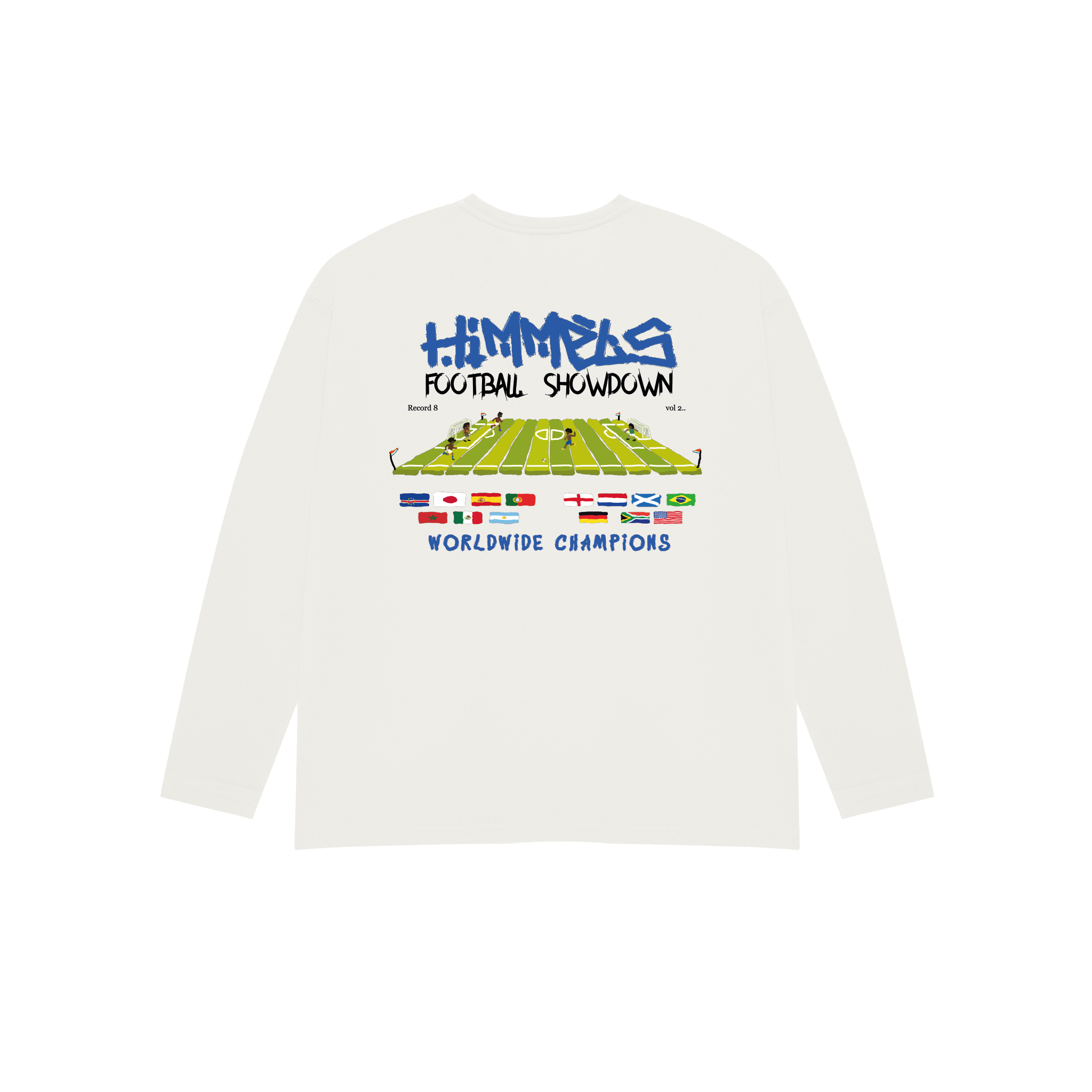 CAMISETA FOOTY SHOWDOWN MANGA LARGA WHITE
