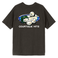 Camiseta courtside hits gris