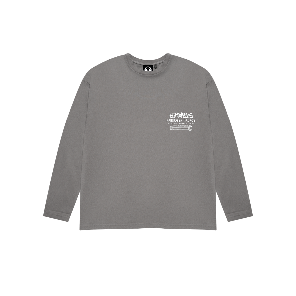 CAMISETA HANGOVER PALACE MANGA LARGA CHARCOAL