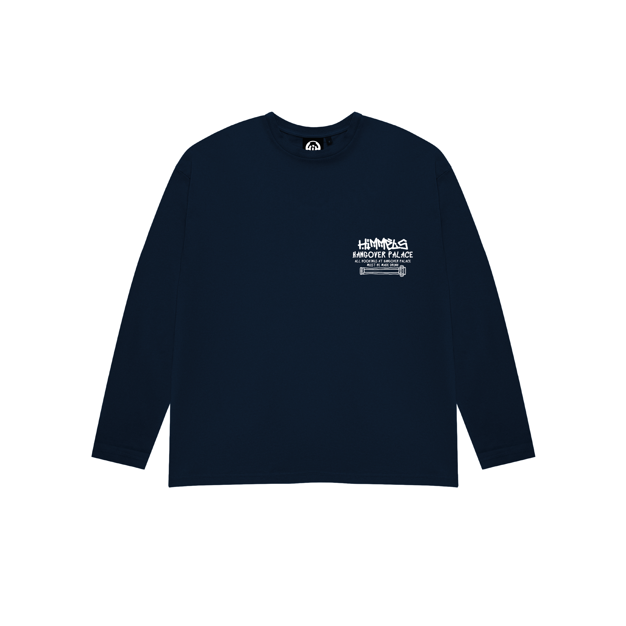 CAMISETA HANGOVER PALACE MANGA LARGA AZUL MARINO