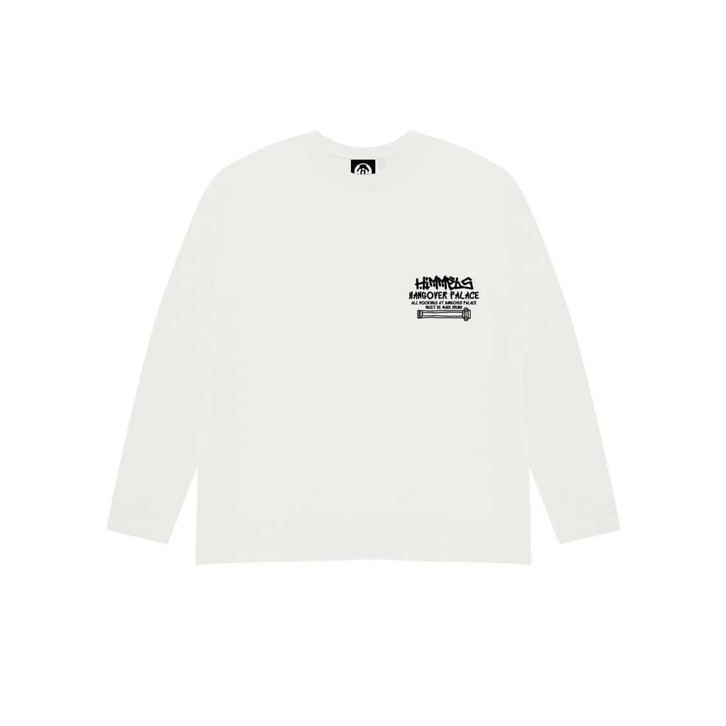 CAMISETA HANGOVER PALACE MANGA LARGA BLANCA