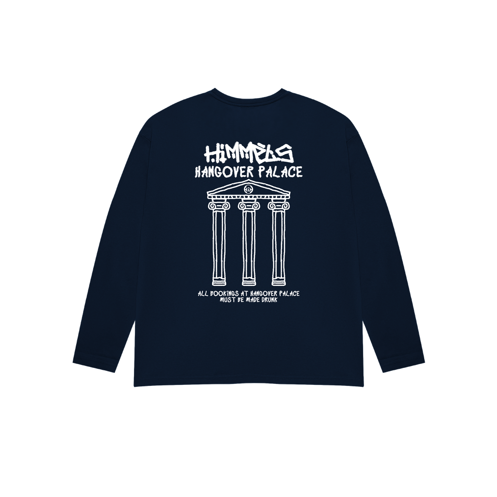 CAMISETA HANGOVER PALACE MANGA LARGA AZUL MARINO