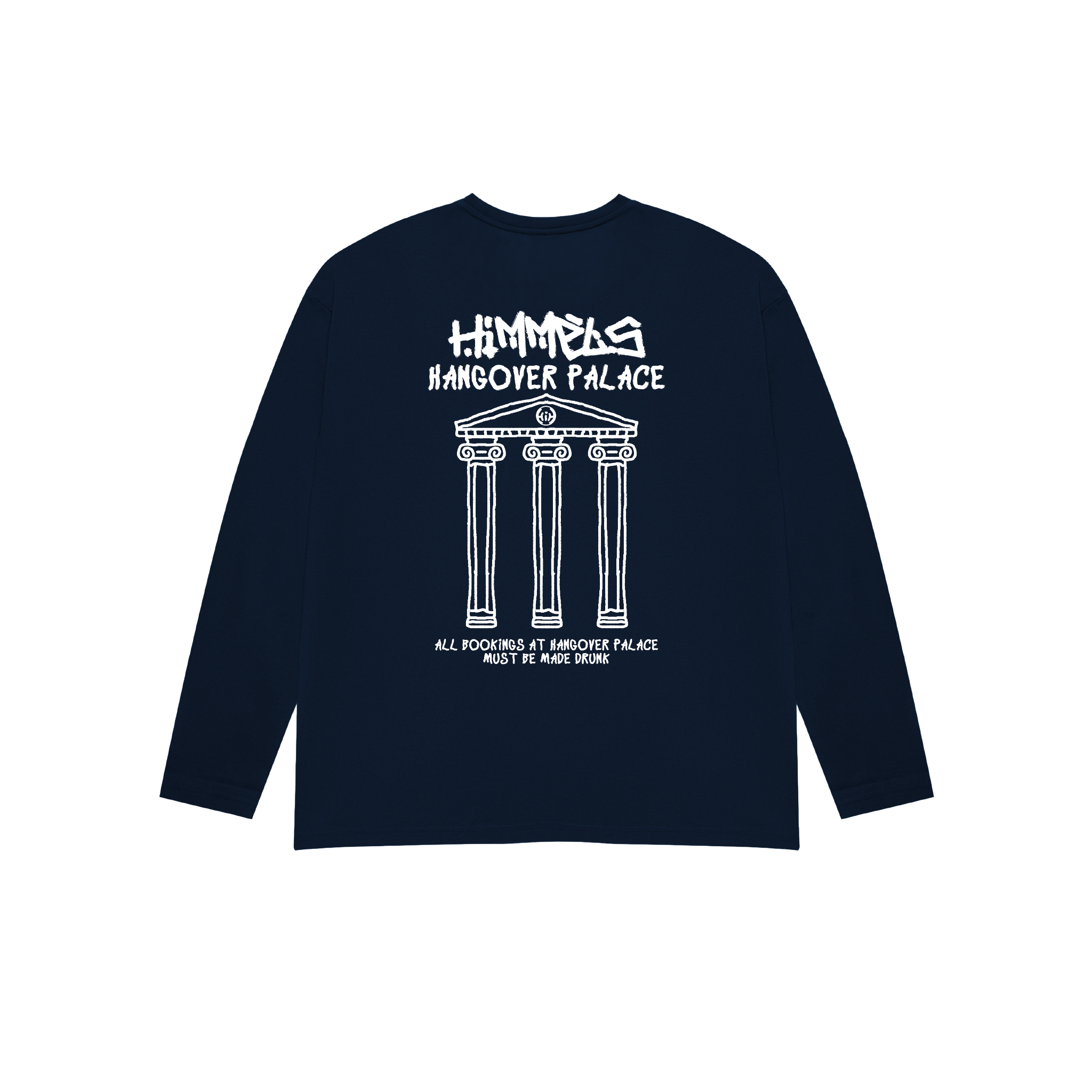 CAMISETA HANGOVER PALACE MANGA LARGA AZUL MARINO