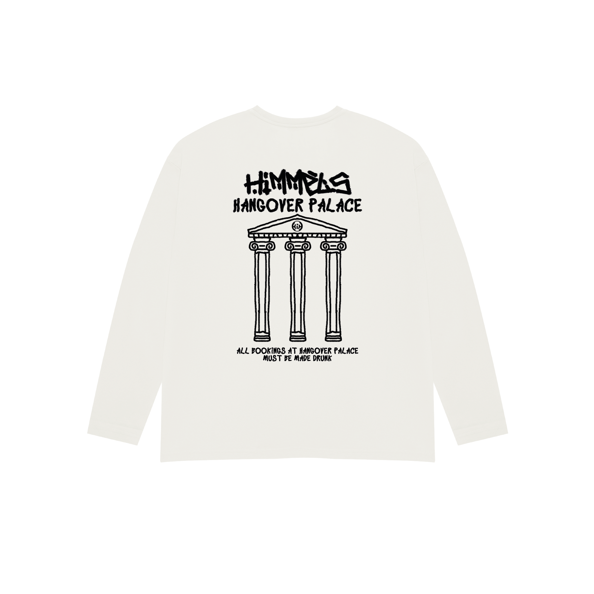 CAMISETA HANGOVER PALACE MANGA LARGA BLANCA