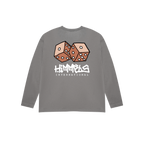 CAMISETA HUSTLE MANGA LARGA CHARCOAL