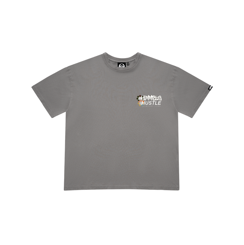 CAMISETA HUSTLE CHARCOAL
