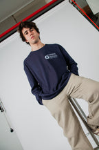 Camiseta summer manga larga azul