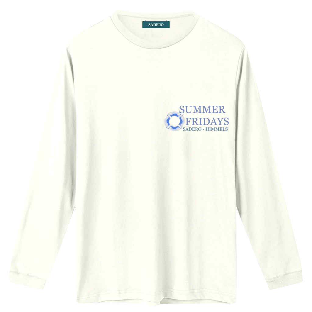 Camiseta summer manga larga blanca
