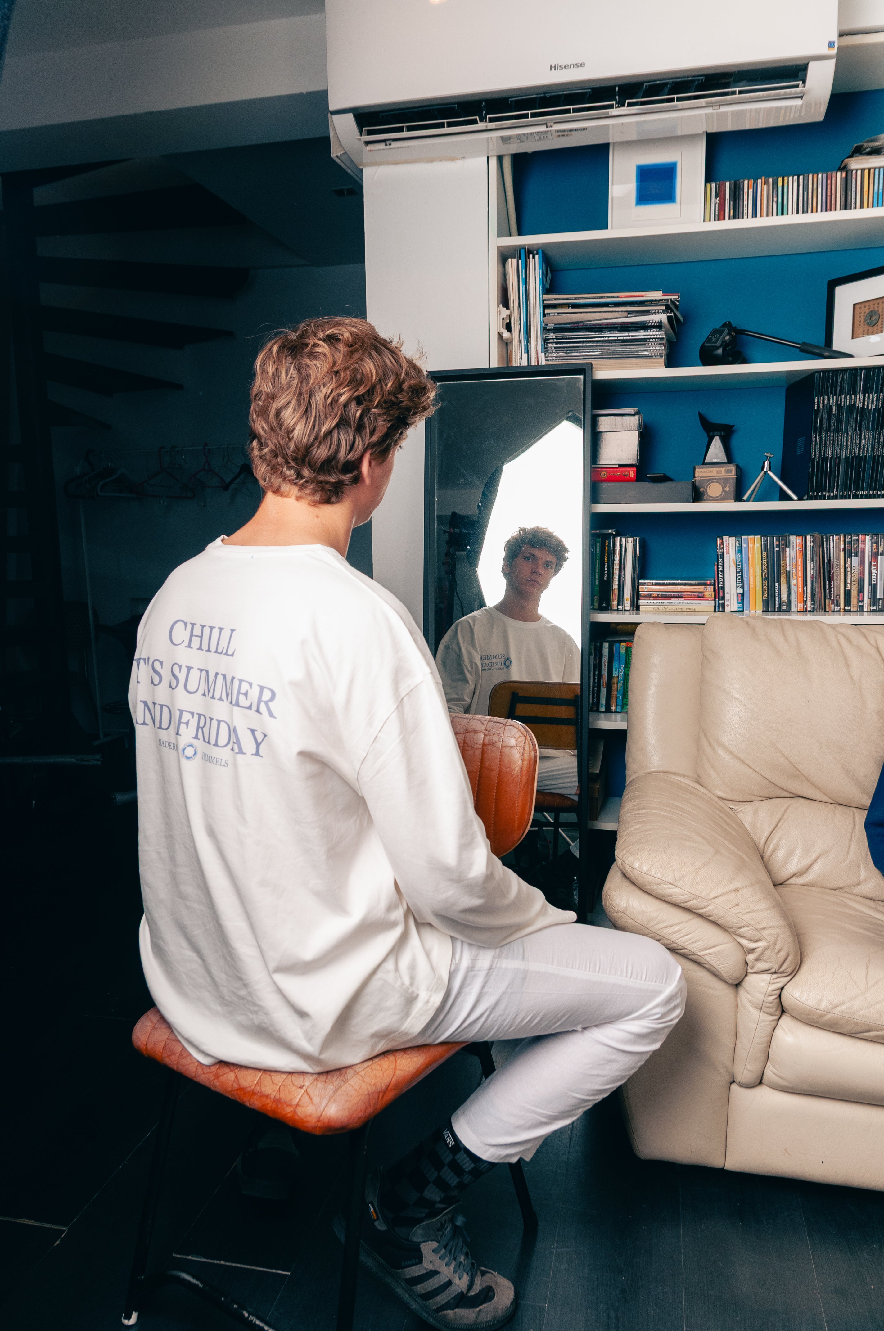 Camiseta summer manga larga blanca