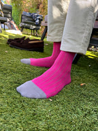 Calcetín rosa