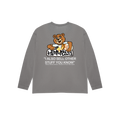 CAMISETA NINETIES CEREAL MANGA LARGA CHARCOAL