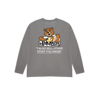 CAMISETA NINETIES CEREAL MANGA LARGA CHARCOAL