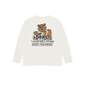 CAMISETA NINETIES CEREAL MANGA LARGA BLANCA