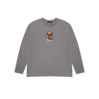 CAMISETA NINETIES CEREAL MANGA LARGA CHARCOAL