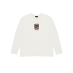 CAMISETA NINETIES CEREAL MANGA LARGA BLANCA