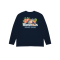 CAMISETA ORGANIC ISSUES MANGA LARGA AZUL MARINO