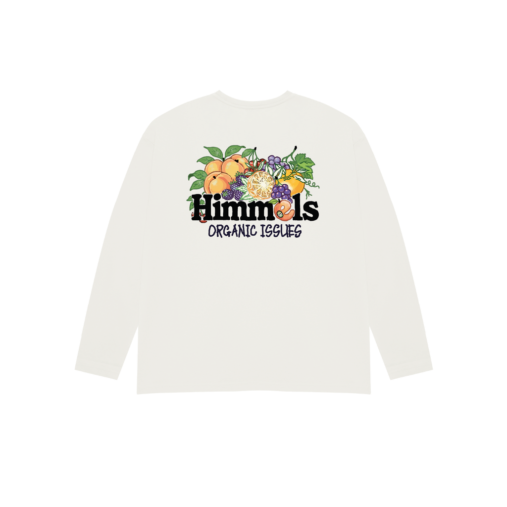 CAMISETA ORGANIC ISSUES MANGA LARGA WHITE