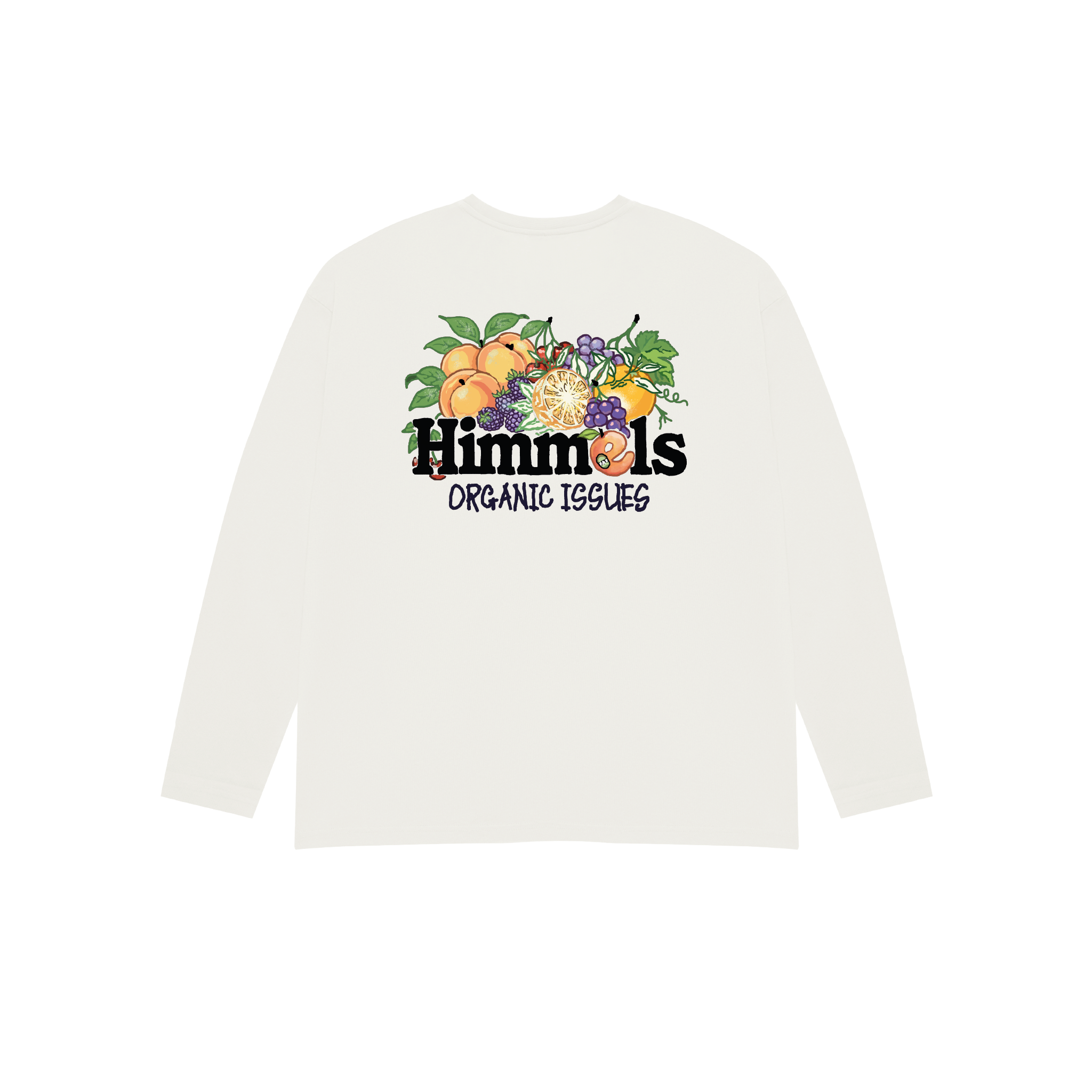 CAMISETA ORGANIC ISSUES MANGA LARGA WHITE