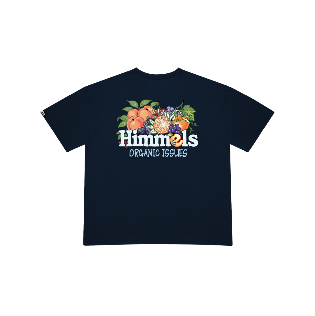 CAMISETA ORGANIC ISSUES AZUL MARINO