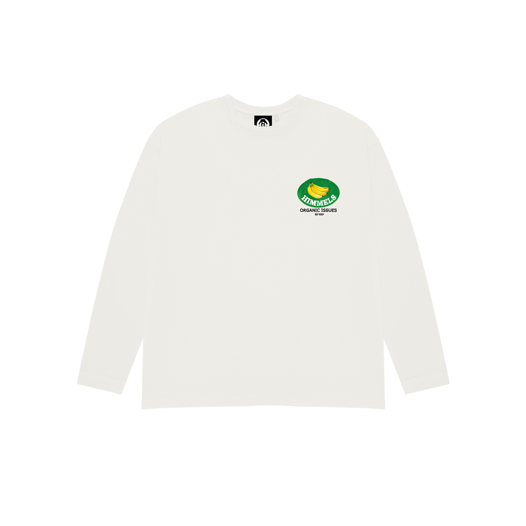 CAMISETA ORGANIC ISSUES MANGA LARGA WHITE