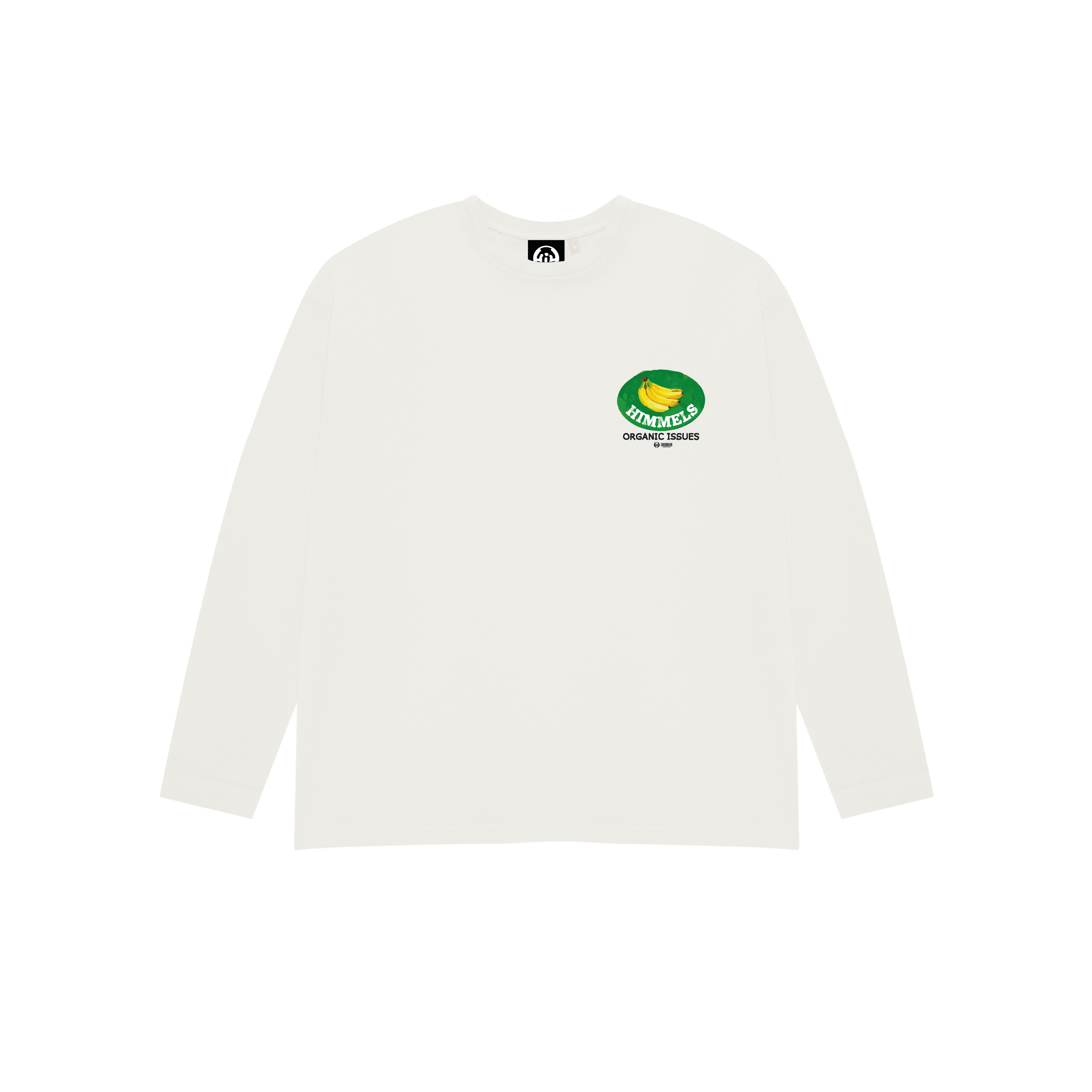 CAMISETA ORGANIC ISSUES MANGA LARGA WHITE