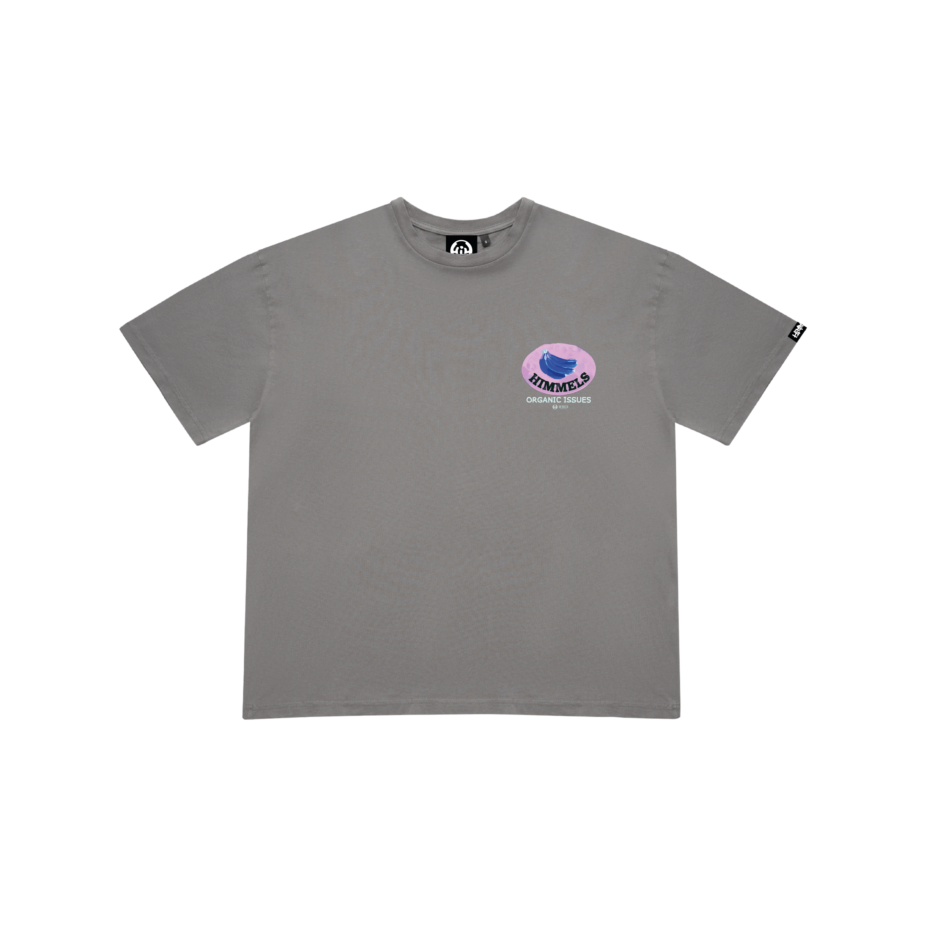 CAMISETA ORGANIC ISSUES CHARCOAL