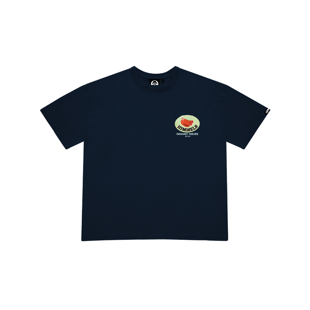 CAMISETA ORGANIC ISSUES AZUL MARINO