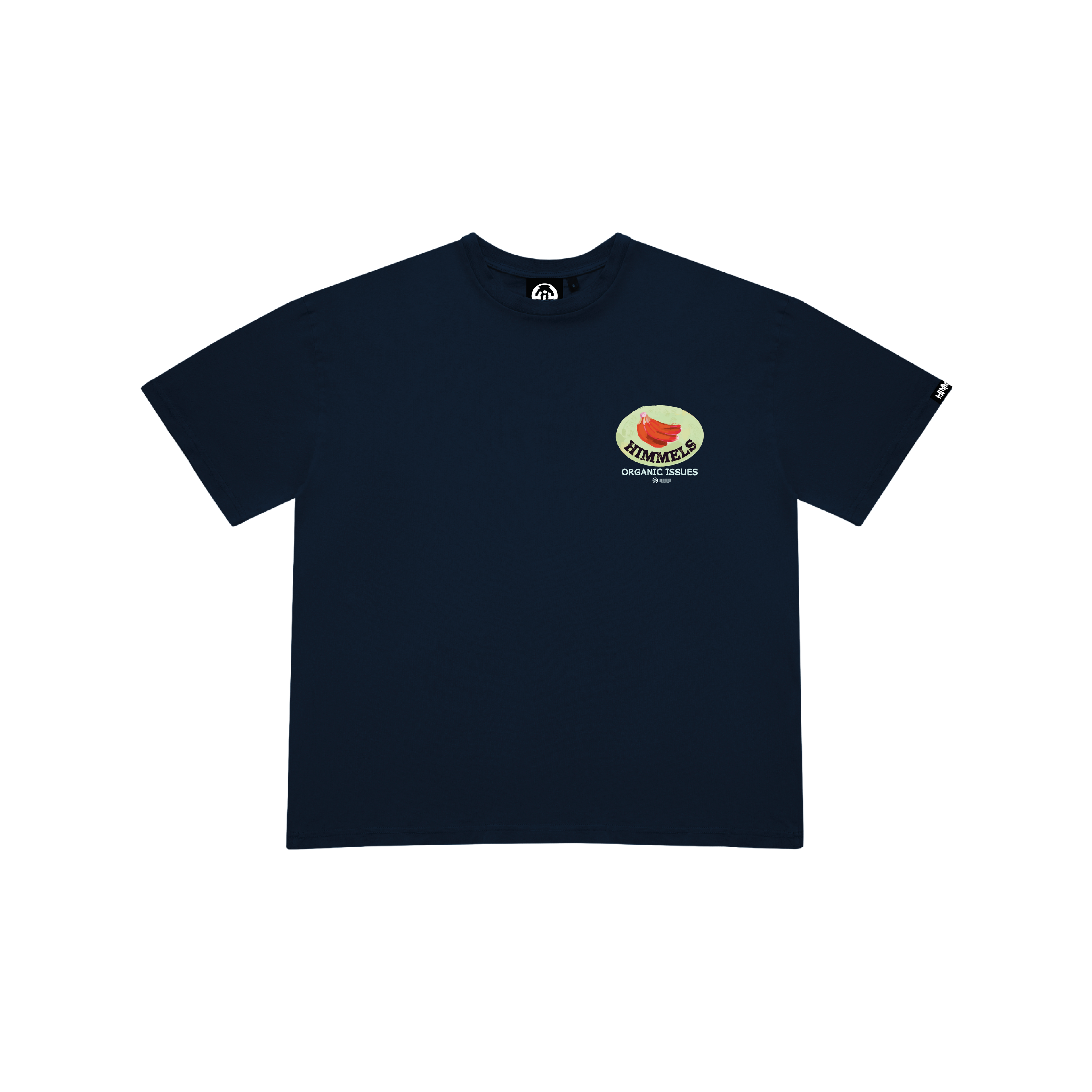 CAMISETA ORGANIC ISSUES AZUL MARINO