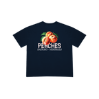 CAMISETA PEACHES AZUL MARINO
