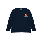 Camiseta peaches manga larga azul
