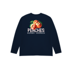 Camiseta peaches manga larga azul