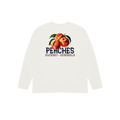 Camiseta peaches manga larga blanca