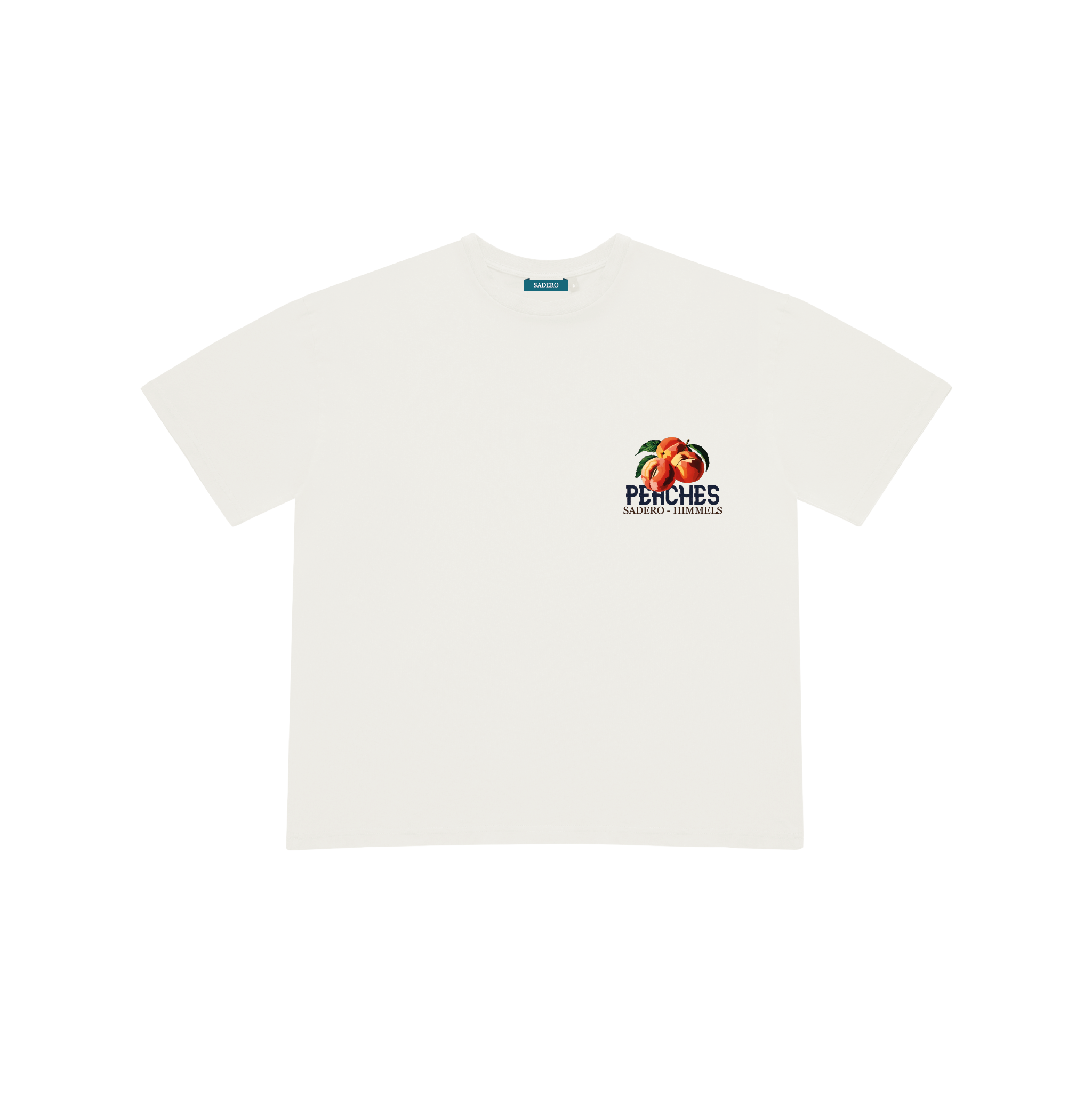 Camiseta peaches blanca