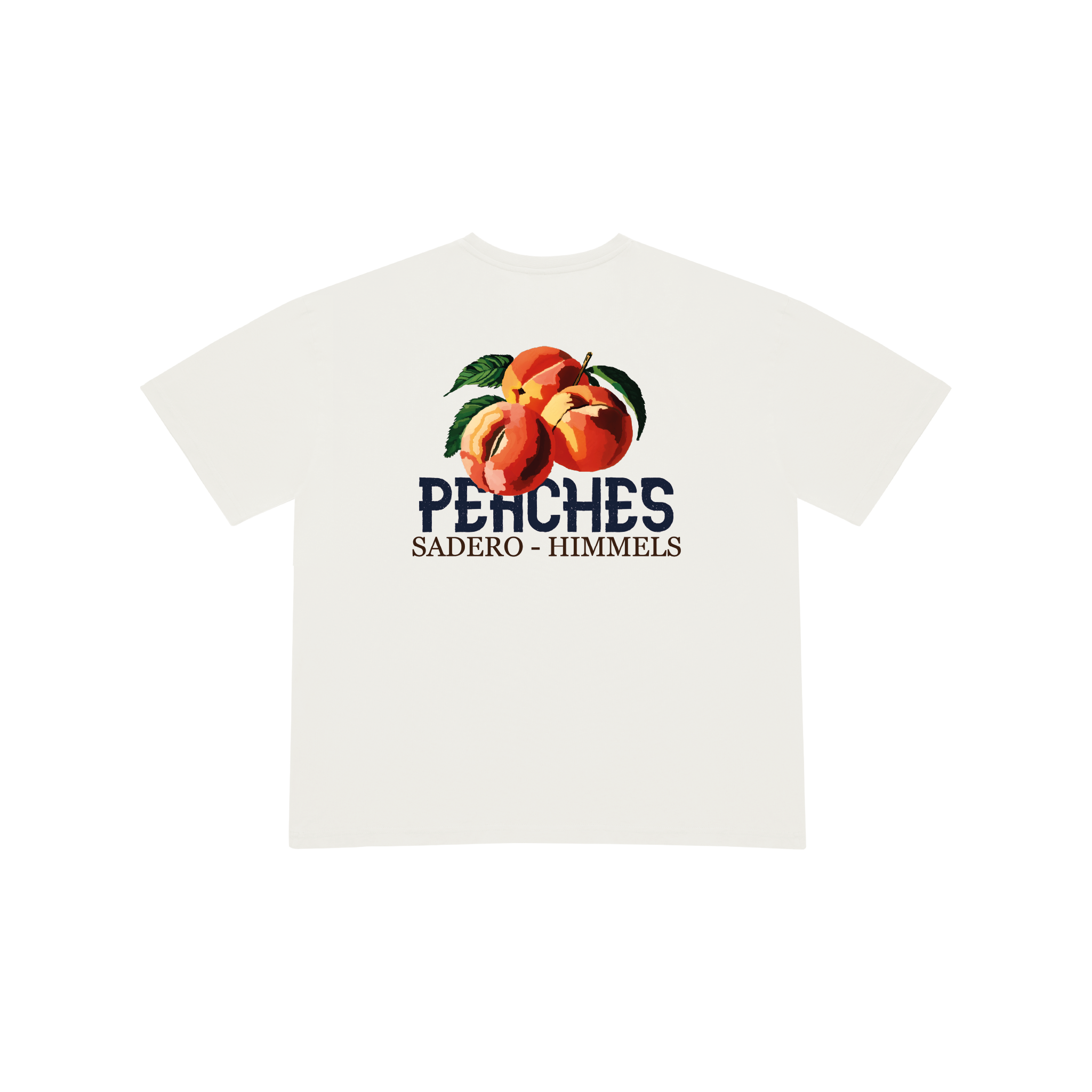 Camiseta peaches blanca