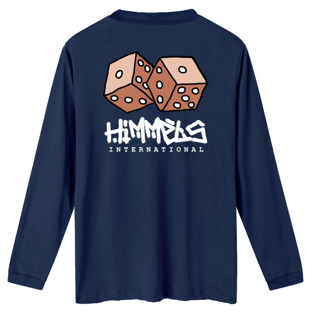 Camiseta Himmels hustle manga larga azul