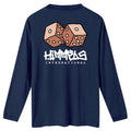 Camiseta Himmels hustle manga larga azul