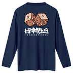 Camiseta Himmels hustle manga larga azul