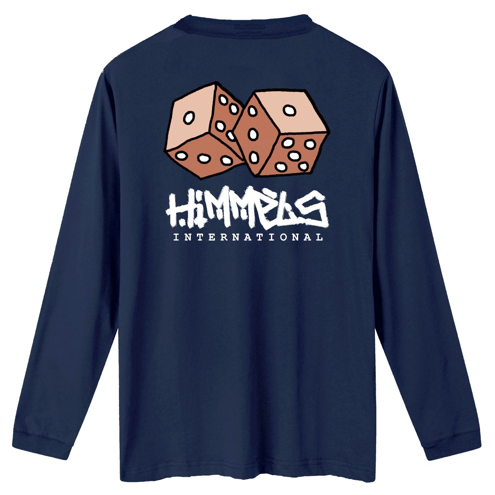 Camiseta Himmels hustle manga larga azul
