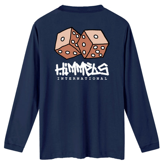 Camiseta Himmels hustle manga larga azul