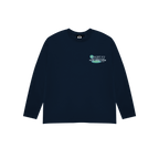 CAMISETA POOL VIEW MANGA LARGA NAVY BLUE