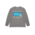 CAMISETA POOL VIEW MANGA LARGA CHARCOAL