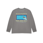 CAMISETA POOL VIEW MANGA LARGA CHARCOAL