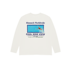 CAMISETA POOL VIEW MANGA LARGA WHITE