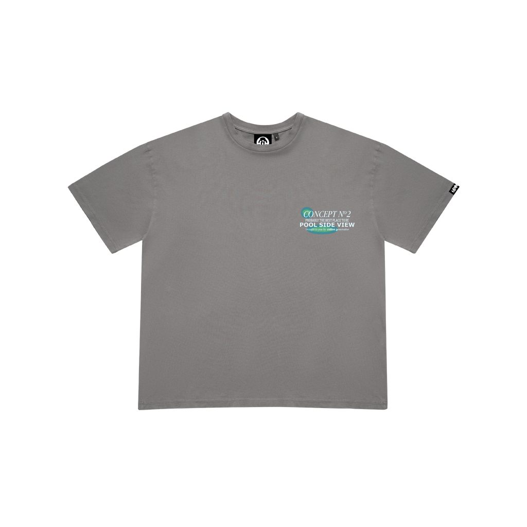CAMISETA POOL VIEW CHARCOAL