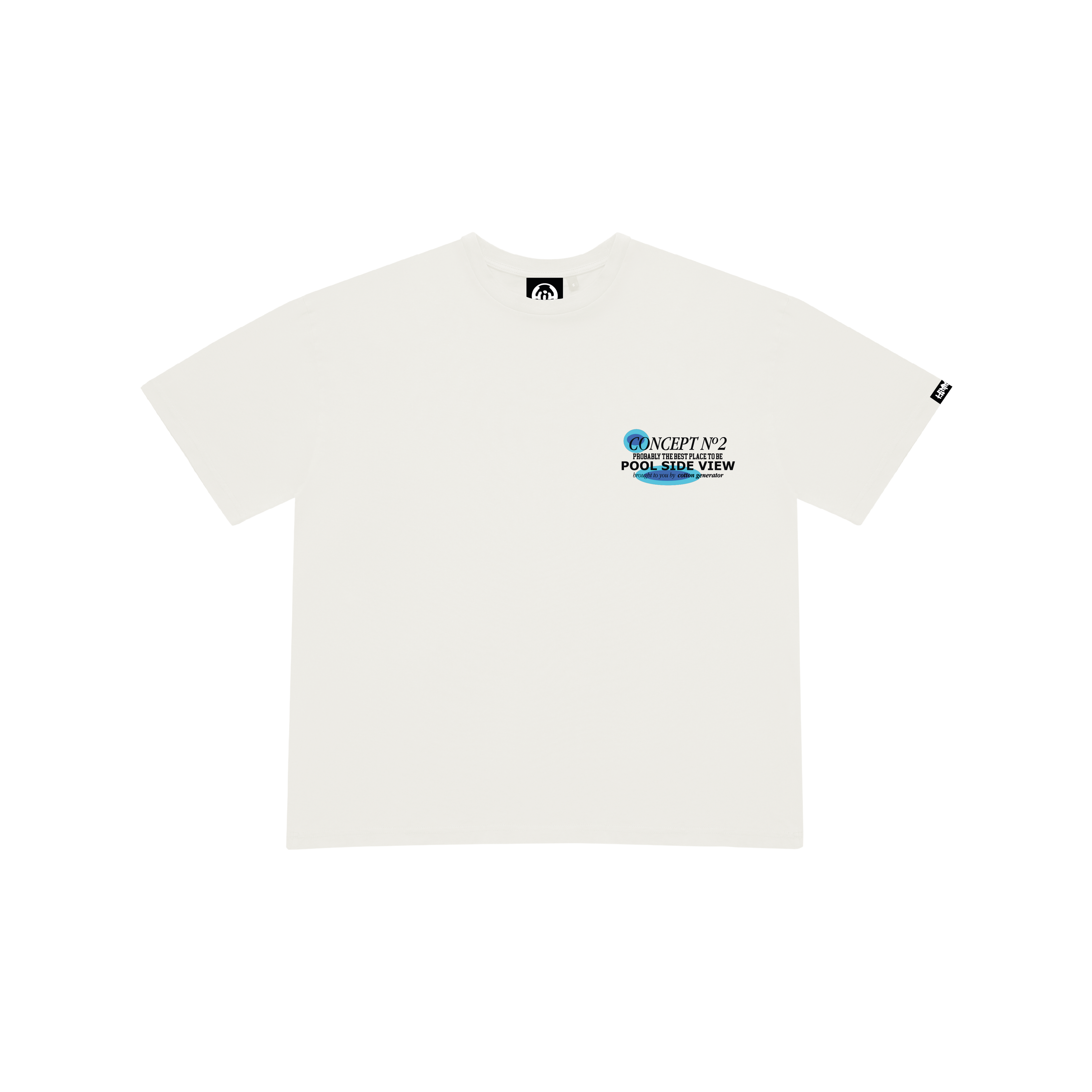 CAMISETA POOL VIEW WHITE