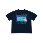 CAMISETA POOL VIEW NAVY BLUE