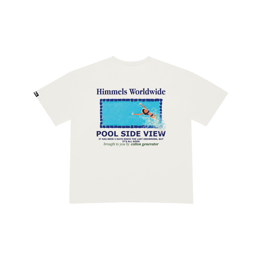 CAMISETA POOL VIEW WHITE
