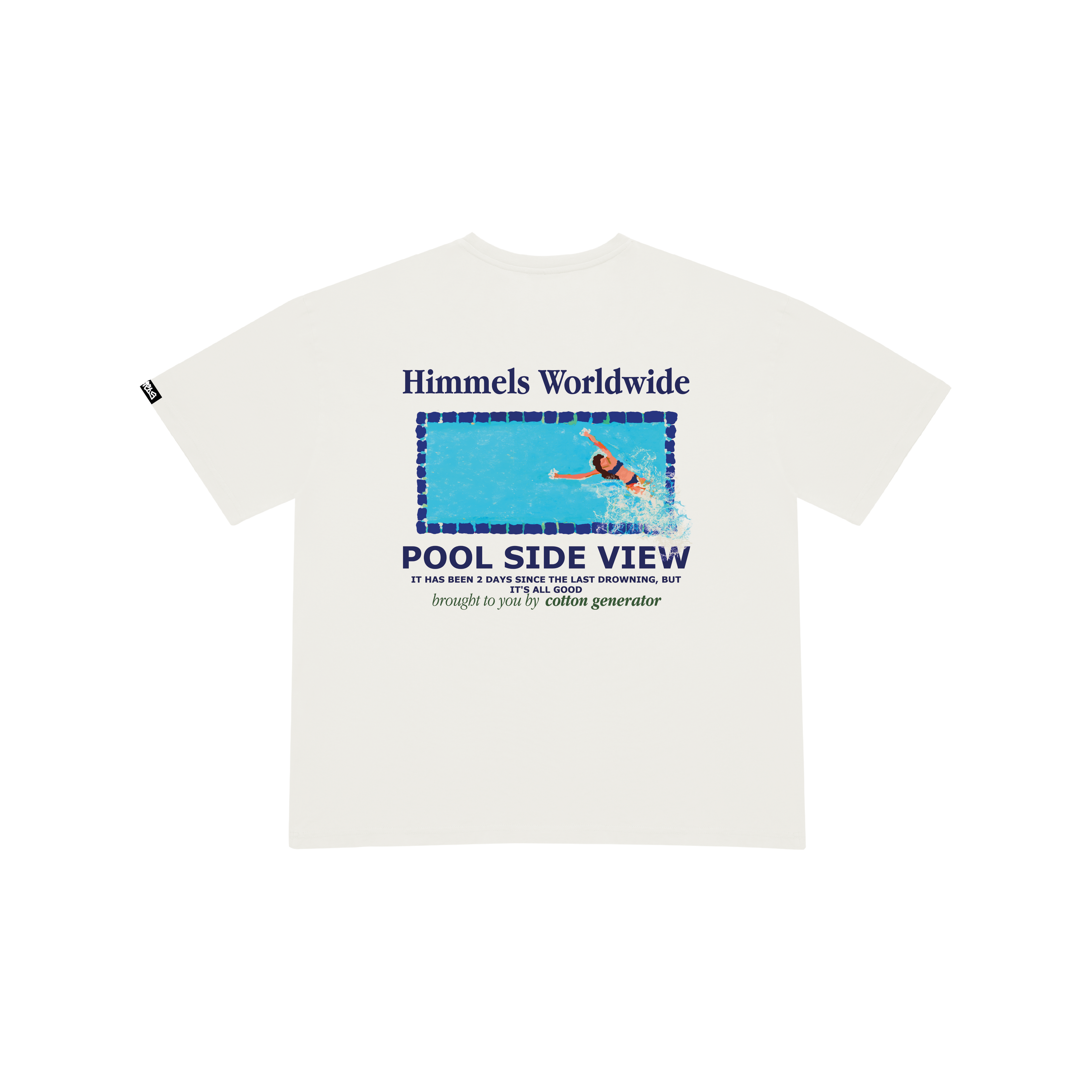 CAMISETA POOL VIEW WHITE