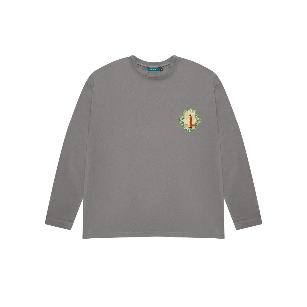 Camiseta Santunyer manga larga gris